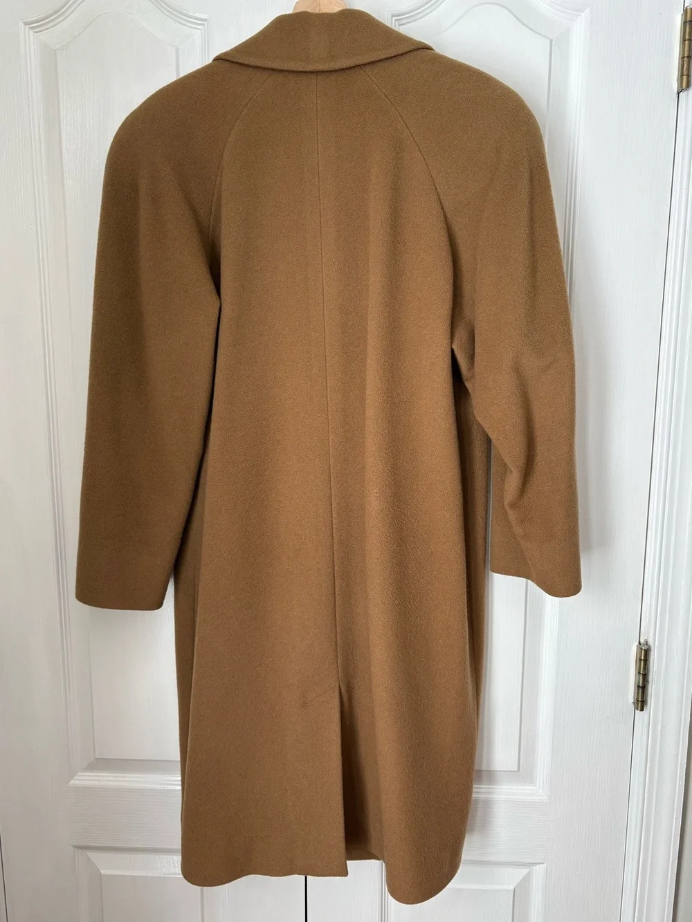 Vintage 90’s Jones New York Camel Brown 100% Wool Coat, L 🤎